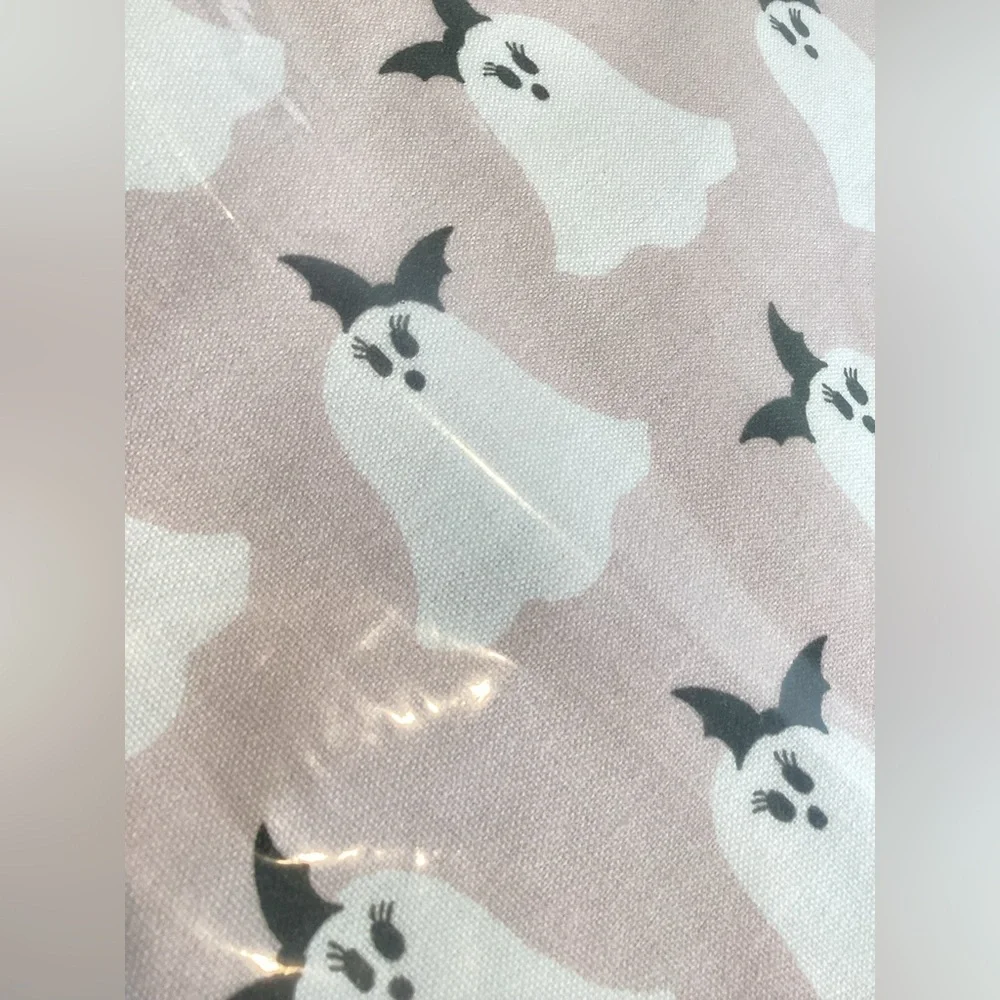 👻Halloween Placemats Set of 4 London Kaye Cotton 13x9 Spooky Holiday Pink Ghost